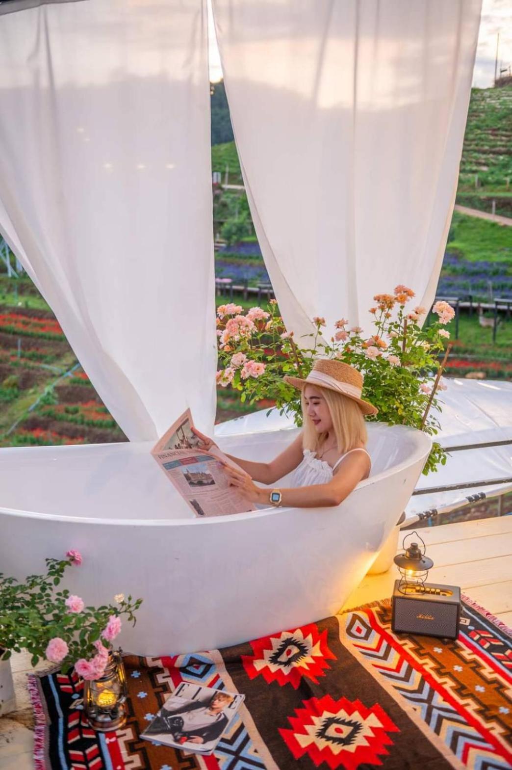 ภูวินคาเฟ่ โฮมสเตย์ Phuwin Cafe Homestay Mon Jam エクステリア 写真